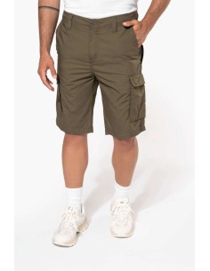 K-KA755-MEN'S LIGHTWEIGHT MULTIPOCKET BERMUDA SHORTS 2